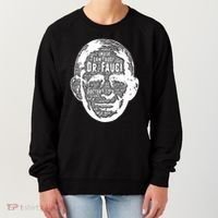 Dr. Fauci Word Face Portrait Women's Sweatshirt thumb 0