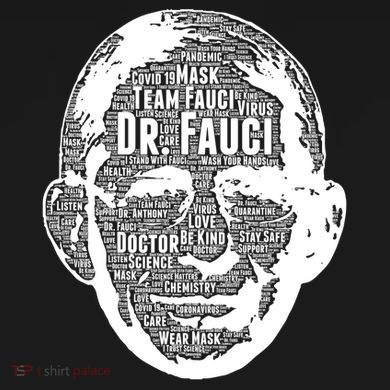 Dr. Fauci Word Face Portrait Backpack