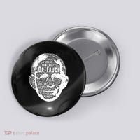 Dr. Fauci Word Face Portrait Button thumb 0