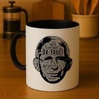 Dr. Fauci Word Face Portrait Coffee Mug thumb 4