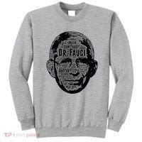 Dr. Fauci Word Face Portrait Sweatshirt thumb 0