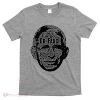 Dr. Fauci Word Face Portrait T-Shirt thumb 0