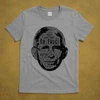 Dr. Fauci Word Face Portrait T-Shirt thumb 5