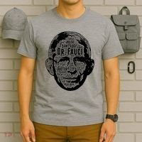 Dr. Fauci Word Face Portrait T-Shirt thumb 6
