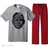 Dr. Fauci Word Face Portrait Pajama Set thumb 0
