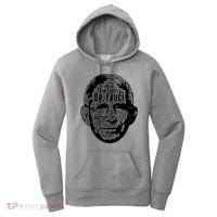 Dr. Fauci Word Face Portrait Women's Hoodie thumb 0