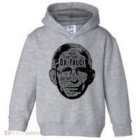 Dr. Fauci Word Face Portrait Toddler Hoodie thumb 0