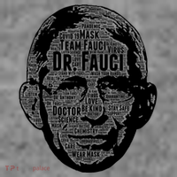 Dr. Fauci Word Face Portrait Toddler Hoodie thumb 2
