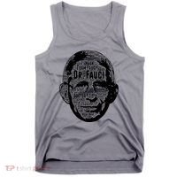 Dr. Fauci Word Face Portrait Tank Top thumb 0