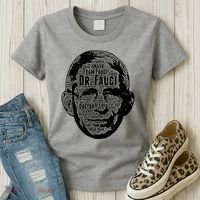 Dr. Fauci Word Face Portrait Women's T-Shirt thumb 3