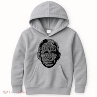 Dr. Fauci Word Face Portrait Kids Hoodie thumb 0