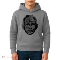 Dr. Fauci Word Face Portrait Kids Hoodie thumb 4