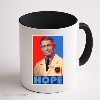 Dr Anthony Fauci Hope Coffee Mug back