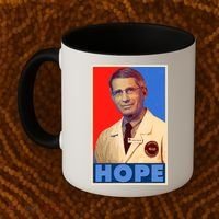 Dr Anthony Fauci Hope Coffee Mug thumb 2