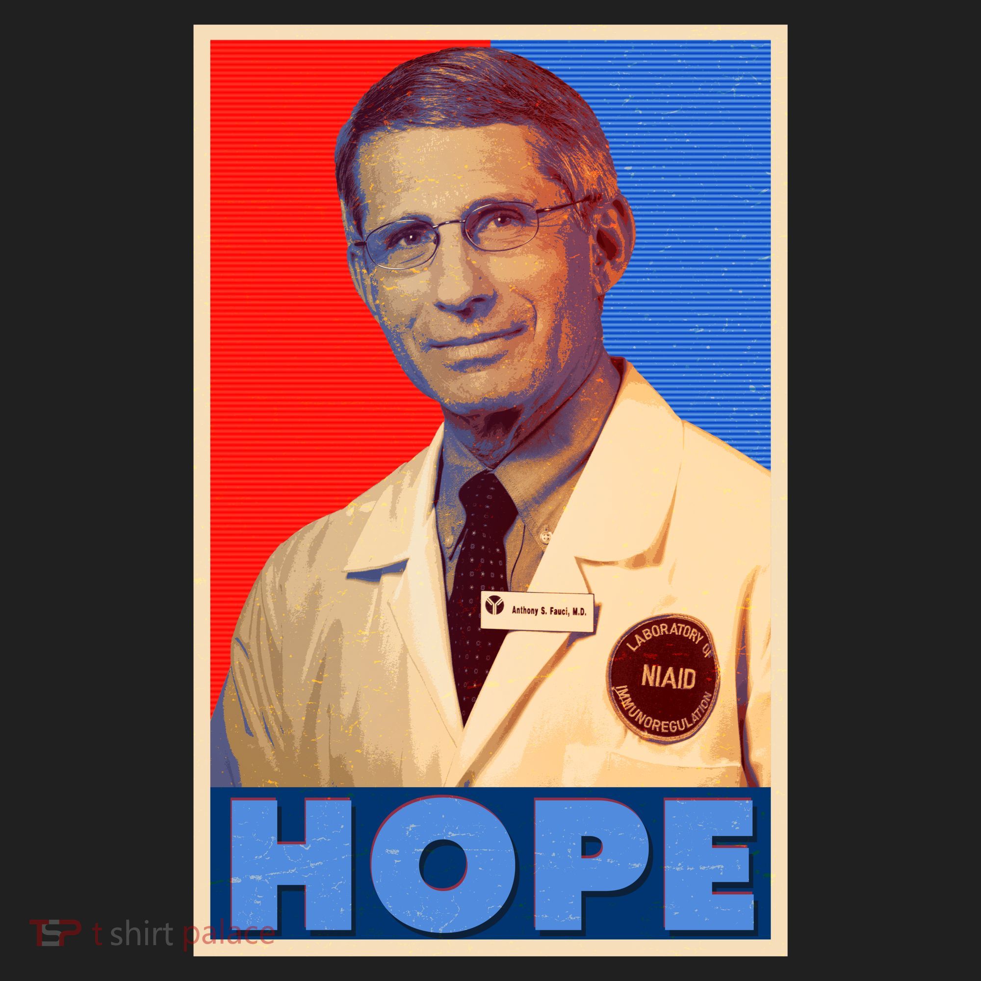 Dr Anthony Fauci Hope Urban Oversized Heavyweight T-Shirt