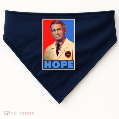 Dr Anthony Fauci Hope USA-Made Doggie Bandana