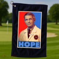 Dr Anthony Fauci Hope Golf Towel thumb 1