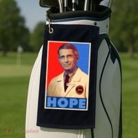 Dr Anthony Fauci Hope Golf Towel thumb 2