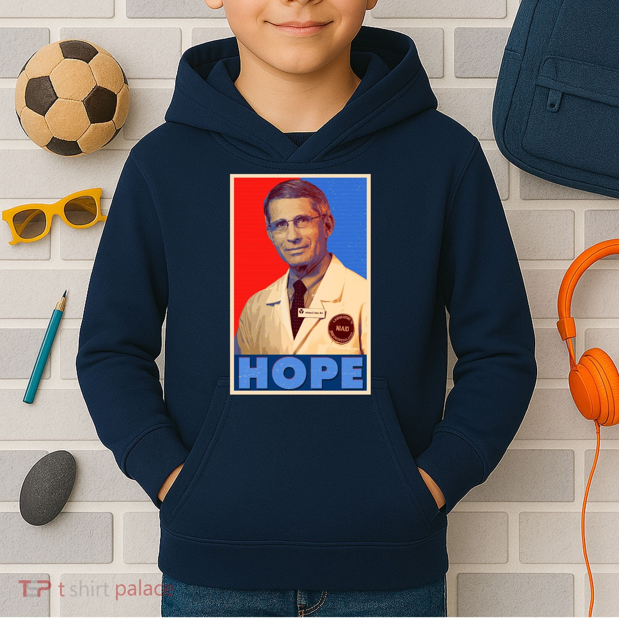 Dr Anthony Fauci Hope Kids Hoodie