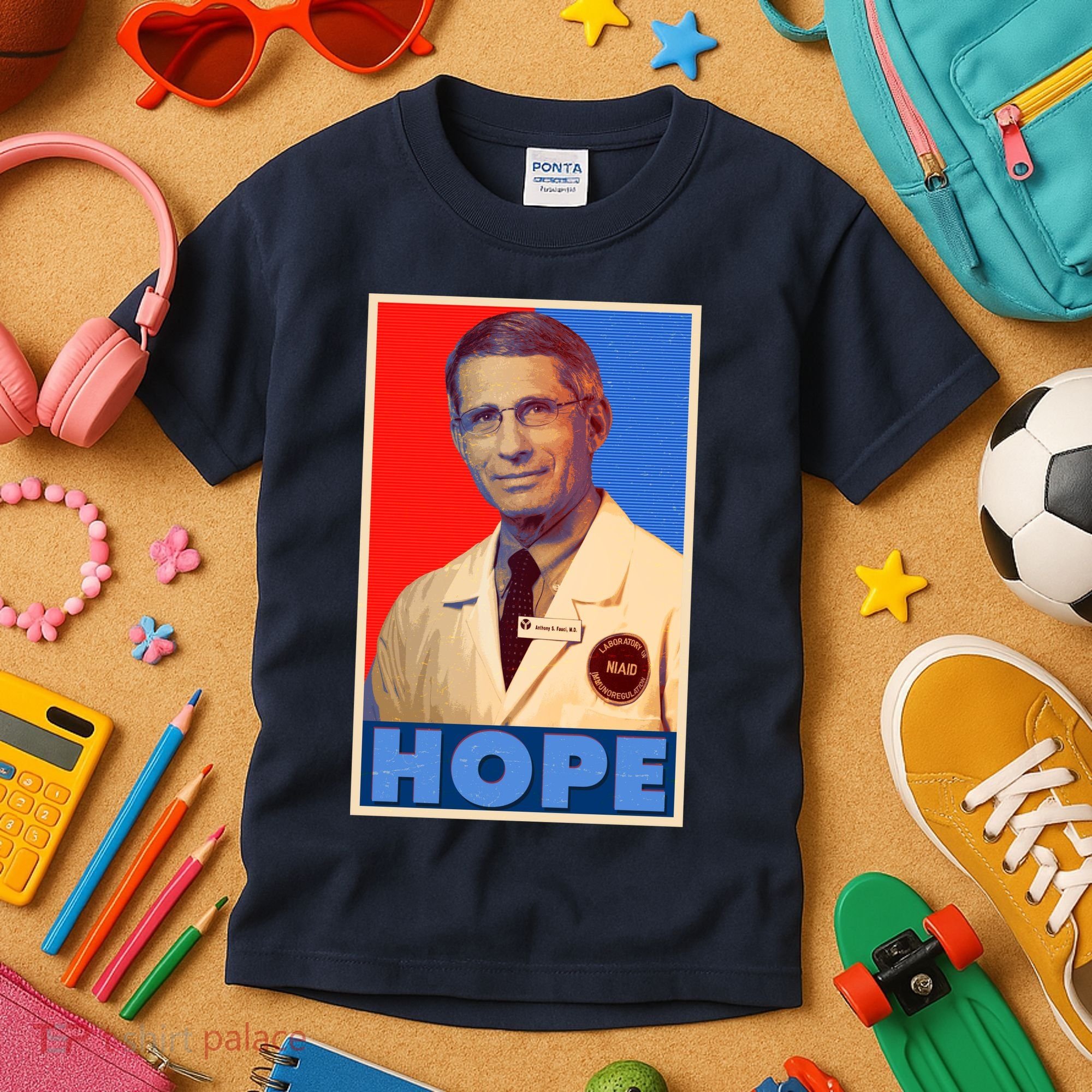 Dr Anthony Fauci Hope Kids T-Shirt