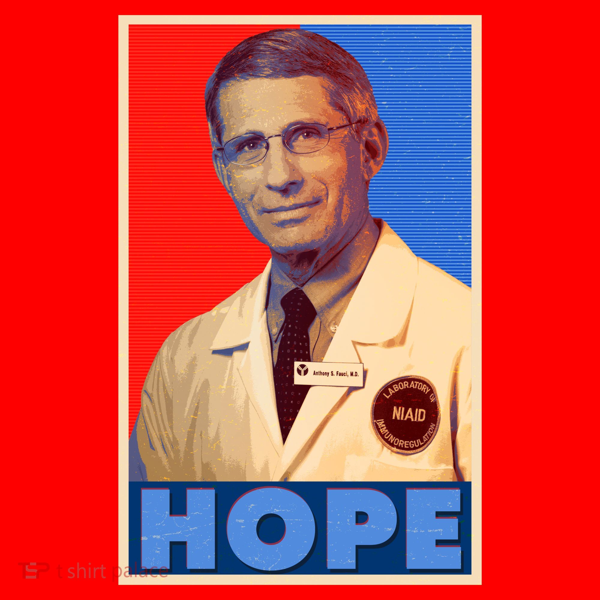 Dr Anthony Fauci Hope Santa Hat