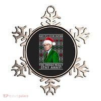Dr Fauci Baby It's Covid Outside Ugly Christmas Sweater Ornament thumb 0