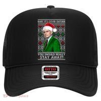Dr Fauci Baby It's Covid Outside Ugly Christmas Sweater Hat thumb 0