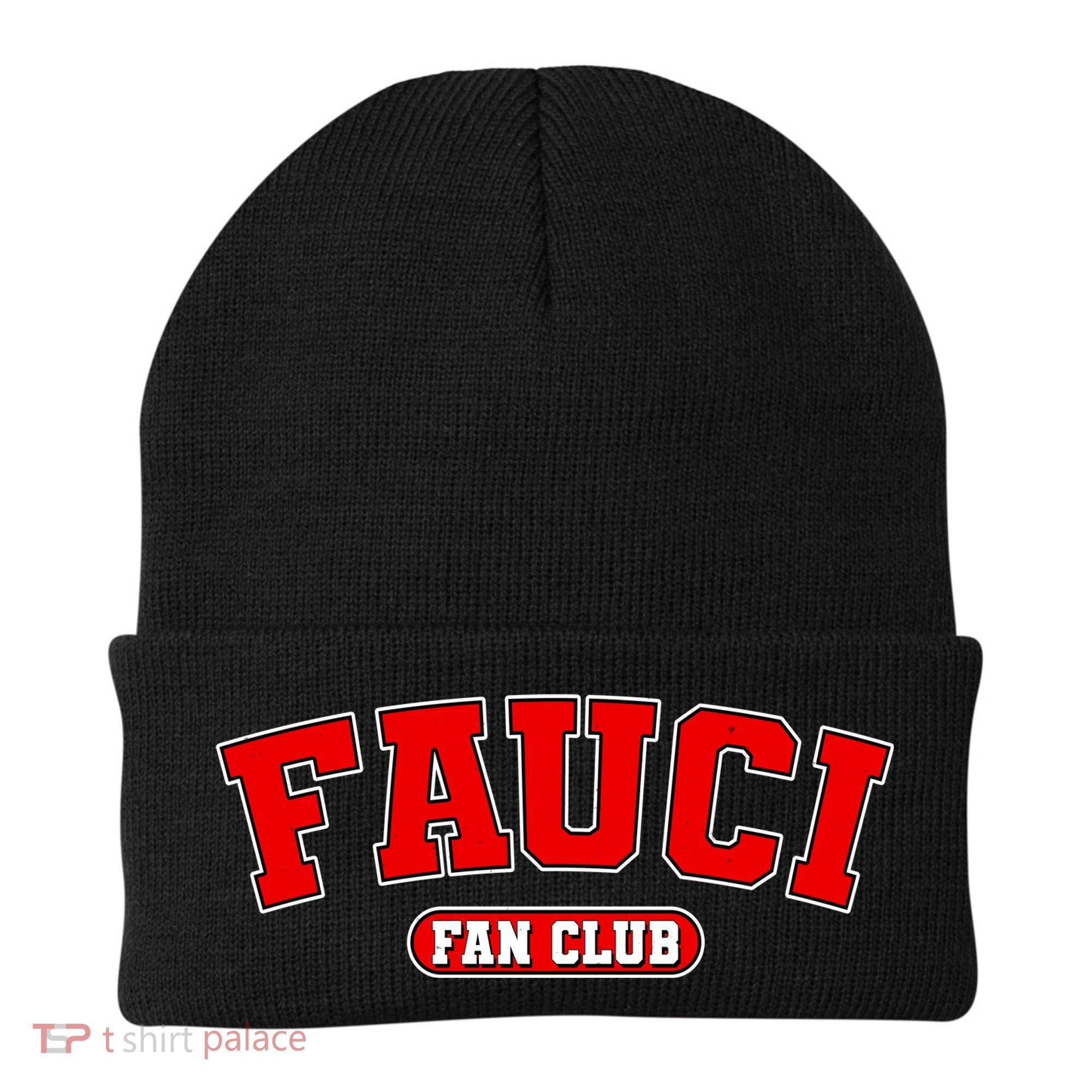 Dr Fauci Fan Club Logo Beanie