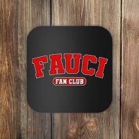 Dr Fauci Fan Club Logo Coaster thumb 0