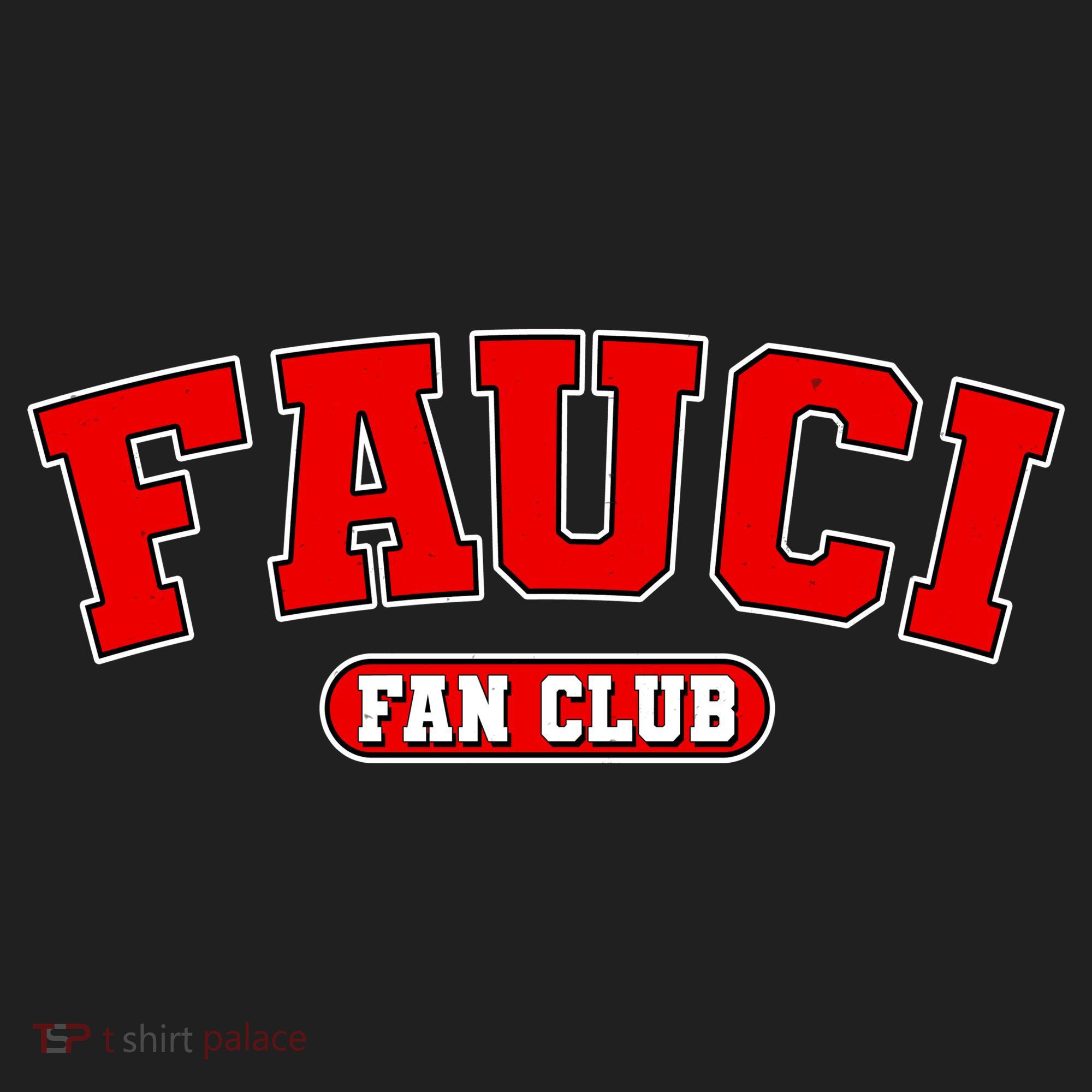 Dr Fauci Fan Club Logo Crop Fleece Hoodie