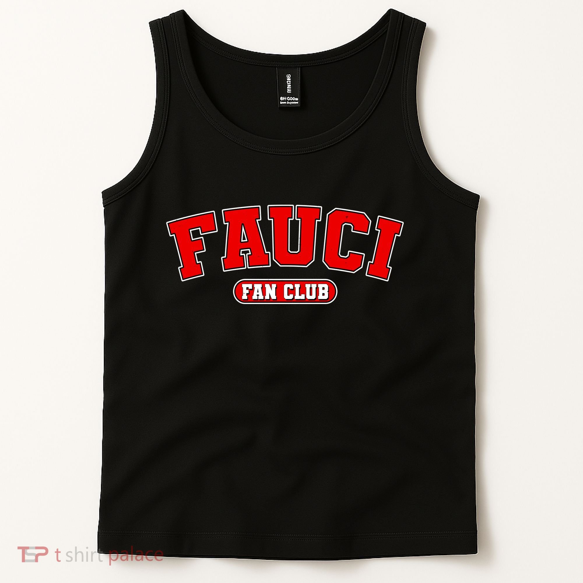 Dr Fauci Fan Club Logo Tank Top