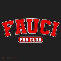 Dr Fauci Fan Club Logo Plastic Christmas Ball Ornament thumb 1