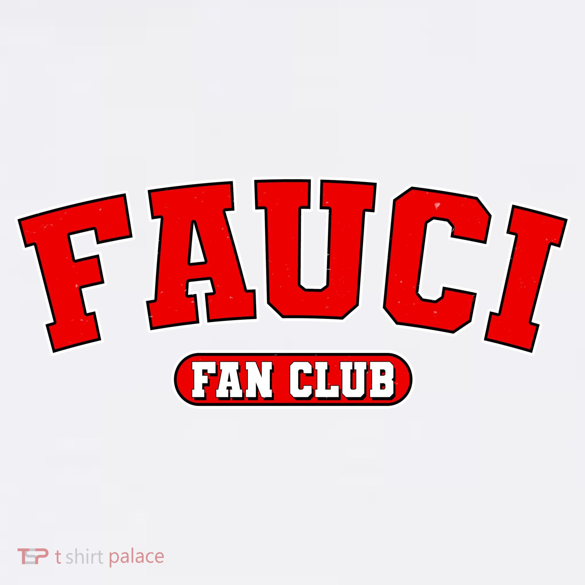 Dr Fauci Fan Club Logo Garment-Dyed Sweatshirt