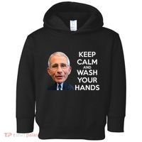 Dr Fauci Keep Calm And Wash Your Hands Toddler Hoodie thumb 0