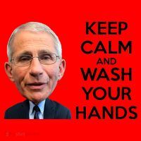 Dr Fauci Keep Calm And Wash Your Hands Santa Hat thumb 1