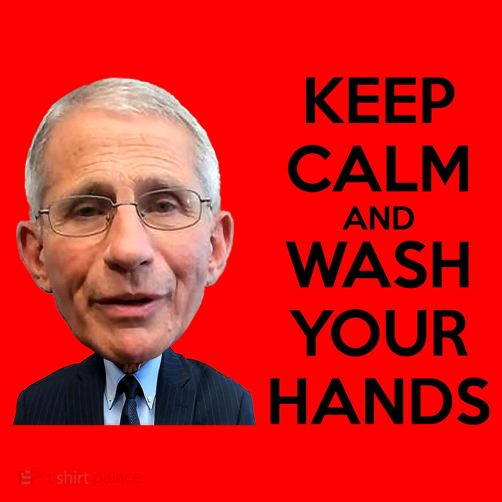 Dr Fauci Keep Calm And Wash Your Hands Santa Hat