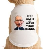 Dr Fauci Keep Calm And Wash Your Hands Doggie Tank thumb 0