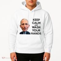 Dr Fauci Keep Calm And Wash Your Hands Hoodie thumb 2