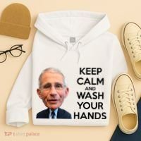 Dr Fauci Keep Calm And Wash Your Hands Hoodie thumb 4