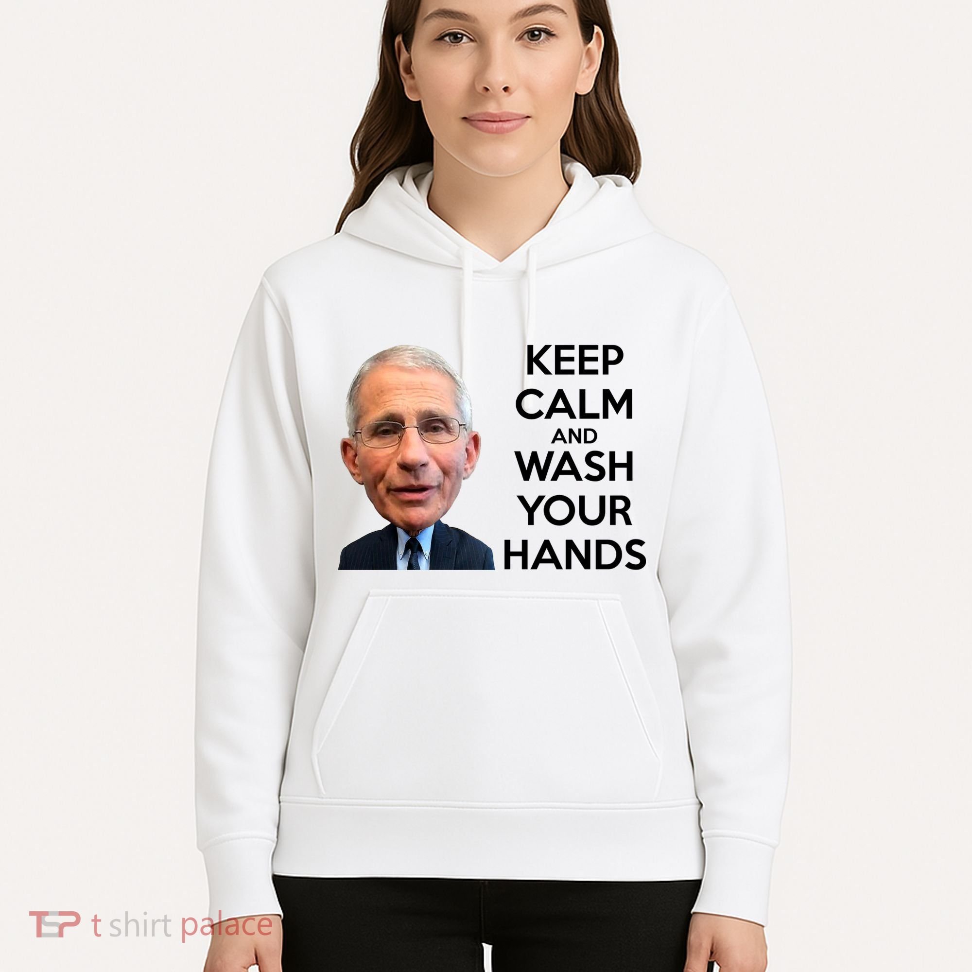 Dr Fauci Keep Calm And Wash Your Hands Hoodie