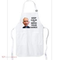 Dr Fauci Keep Calm And Wash Your Hands Apron thumb 0