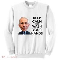 Dr Fauci Keep Calm And Wash Your Hands Sweatshirt thumb 0