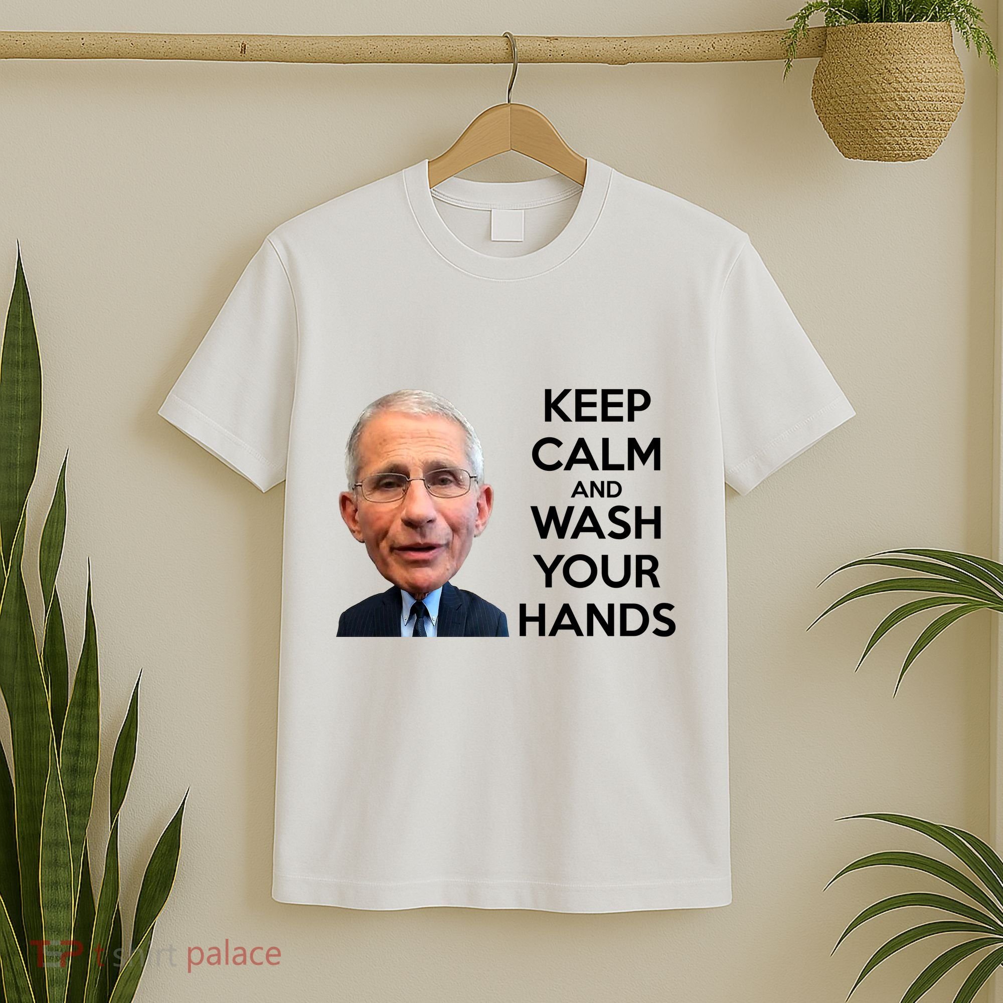 Dr Fauci Keep Calm And Wash Your Hands T-Shirt