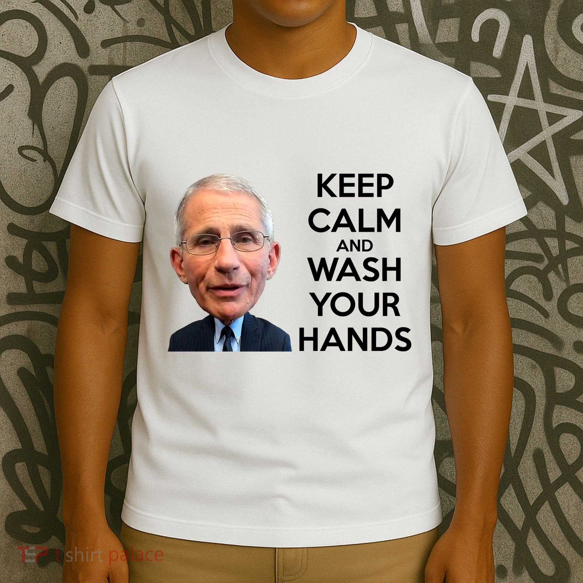 Dr Fauci Keep Calm And Wash Your Hands T-Shirt
