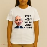 Dr Fauci Keep Calm And Wash Your Hands T-Shirt thumb 4