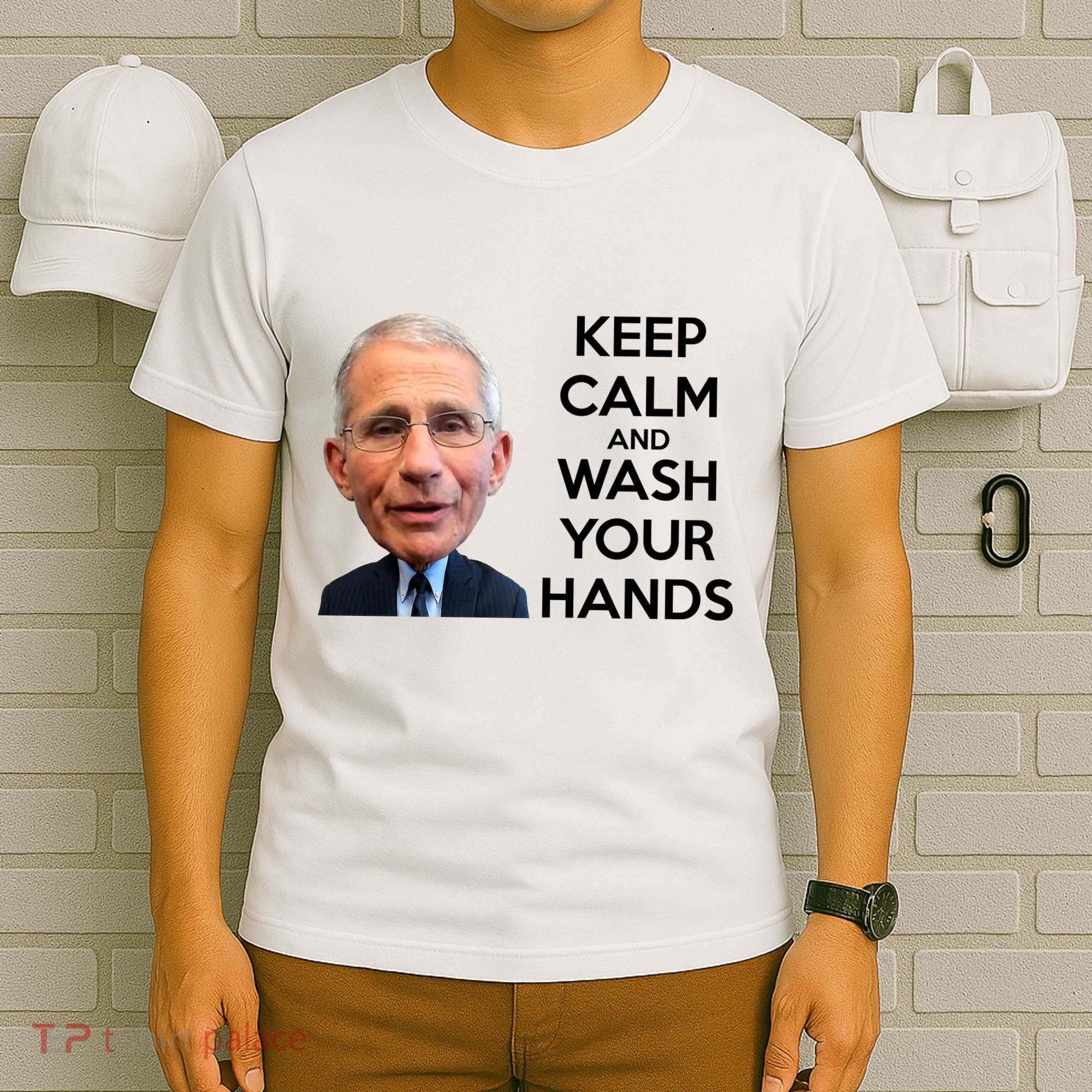 Dr Fauci Keep Calm And Wash Your Hands T-Shirt