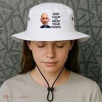 Dr Fauci Keep Calm And Wash Your Hands Bucket Hat thumb 3