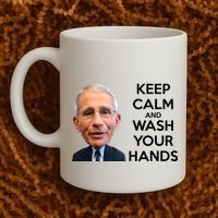 Dr Fauci Keep Calm And Wash Your Hands Coffee Mug thumb 2