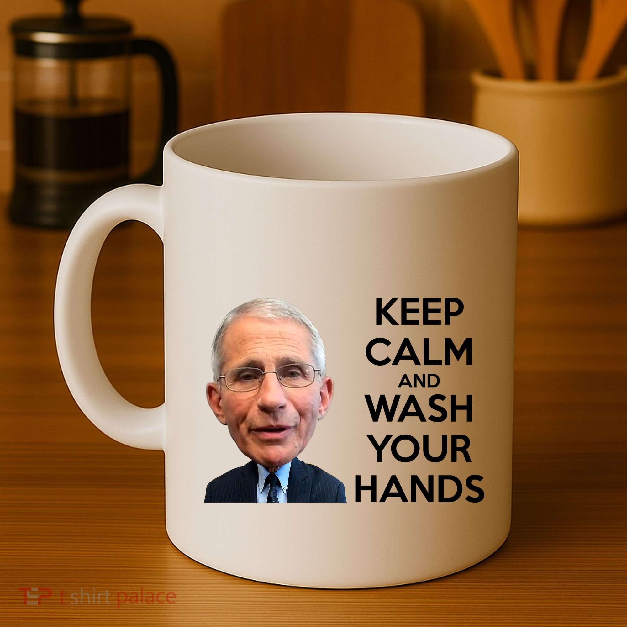 Dr Fauci Keep Calm And Wash Your Hands Coffee Mug