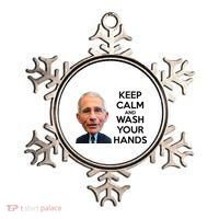 Dr Fauci Keep Calm And Wash Your Hands Ornament thumb 0